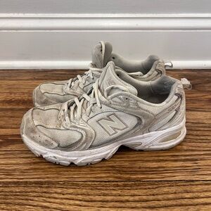 New Balance 530 Running Sneakers Sea Salt Moonbeam Timber Wolf Men’s Size 5